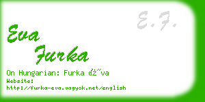eva furka business card